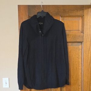 Black Cowl Neck Sweater